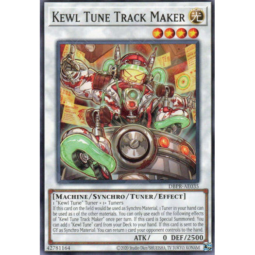 [ Bài Yugioh Chính Hãng ] DBPR-AE035 Kewl Tune Track Maker - Common