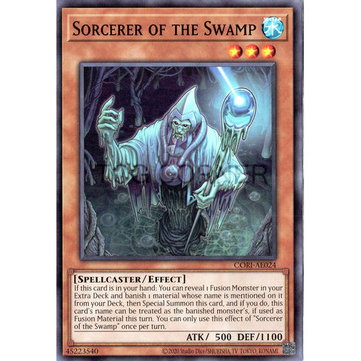 [ Bài Yugioh Chính Hãng ] CORI-AE024 Sorcerer of the Swamp - Common
