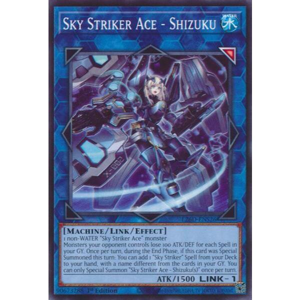 [ Bài Yugioh Chính Hãng ] Sky Striker Ace - Shizuku - L26D-ENS26 - Common
