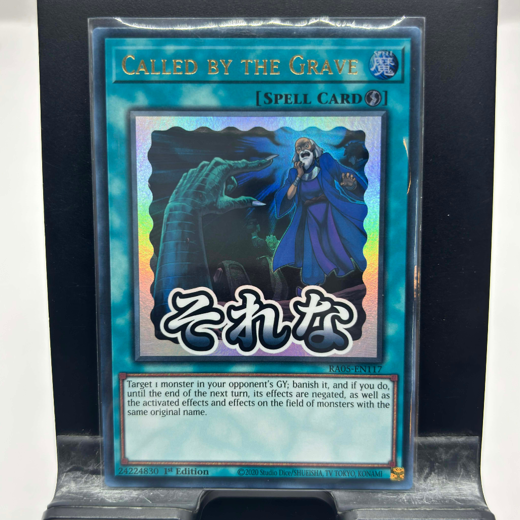 [ Bài Yugioh Chính Hãng ] Called by the Grave (Stamp Edition) - RA05-EN117 - Ultra Rare