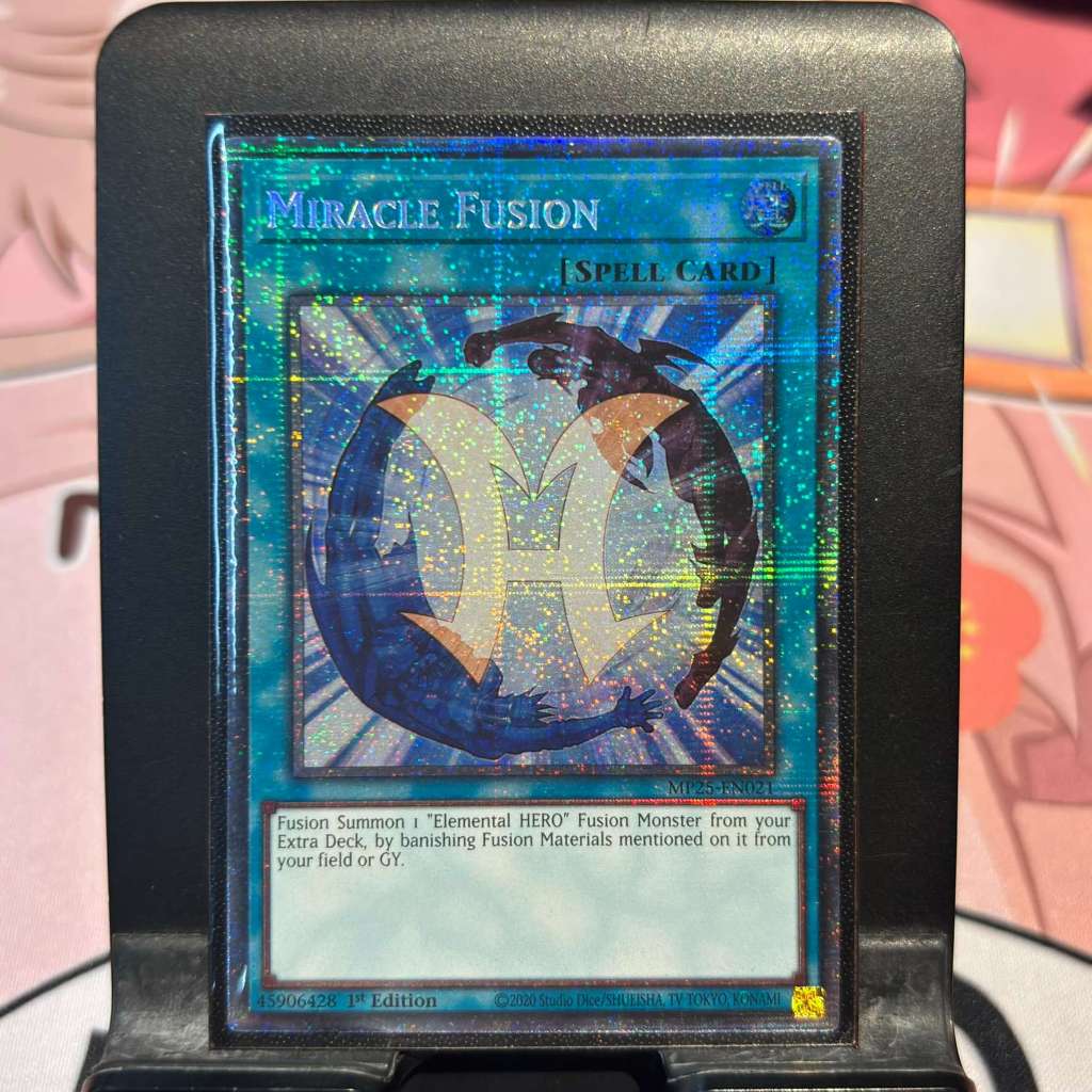 [ Bài Yugioh Chính Hãng ] Miracle Fusion - MP25-EN021 - Starlight Rare 1st Edition