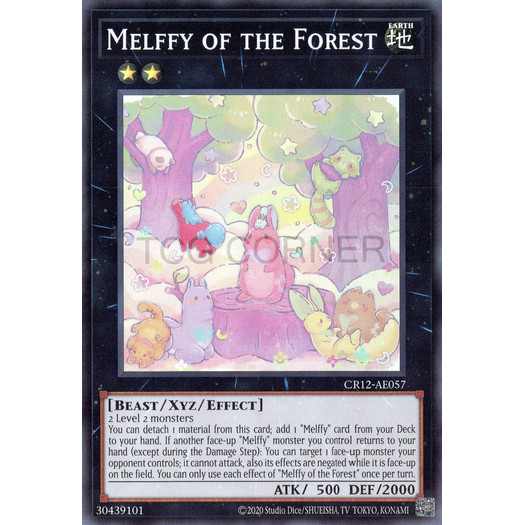 [ Bài Yugioh Chính Hãng ] CR12-AE057 Melffy of the Forest - Super Rare