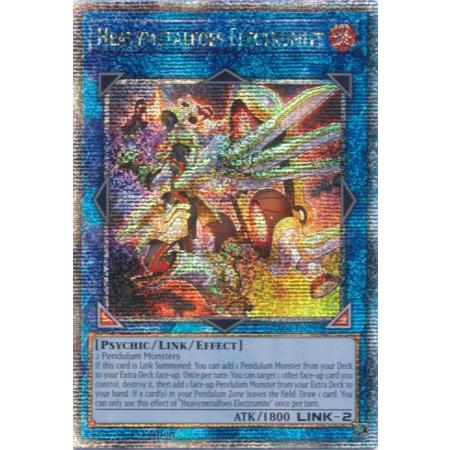 [ Bài Yugioh Chính Hãng ] Heavymetalfoes Electrumite - RA04-EN292 - Quarter Century Secret Rare 1st Edition