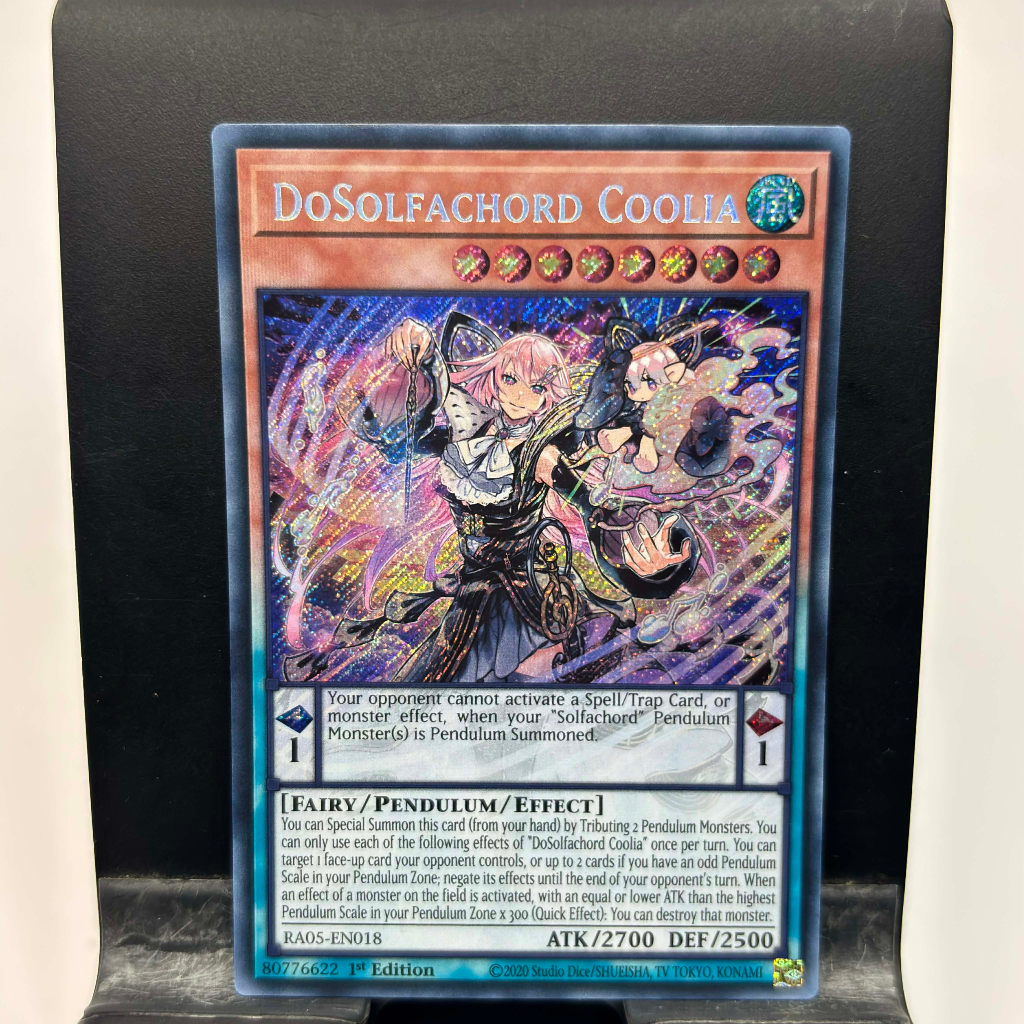 [ Bài Yugioh Chính Hãng ] DoSolfachord Coolia - RA05-EN018 - Super/Ultra/Secret