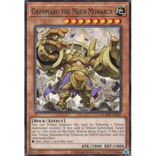 [ Bài Yugioh Chính Hãng ] DOOD-AE087 Granmarg the Mega Monarch - Rare