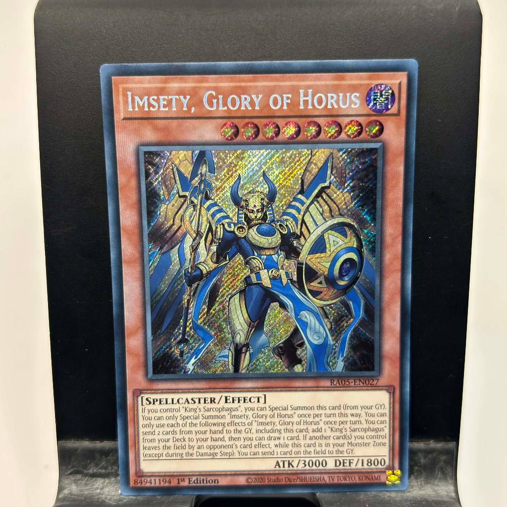 [ Bài Yugioh Chính Hãng ] Imsety, Glory of Horus - RA05-EN027 - Super/Ultra/Secret