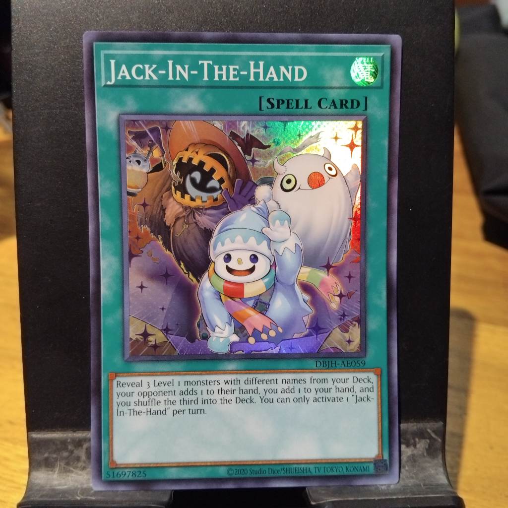 [ Bài Yugioh Chính Hãng ] DBJH-AE059  Jack-In-The-Hand - Super Rare