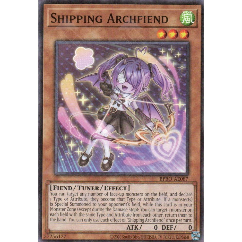 [ Bài Yugioh Chính Hãng ] BPRO-AE087 Shipping Archfiend - Common