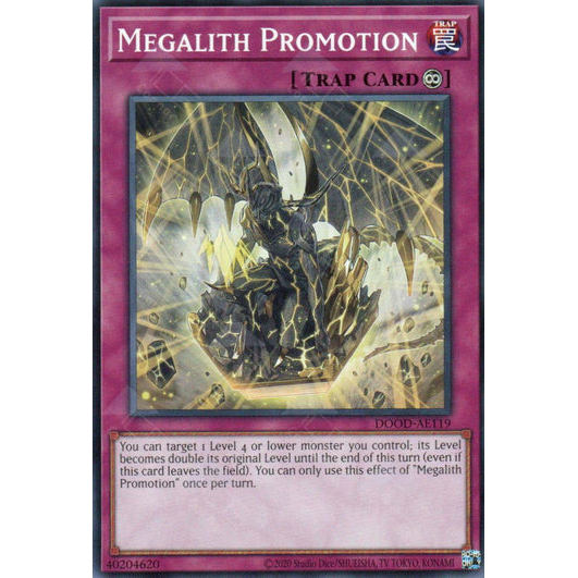 [ Bài Yugioh Chính Hãng ] DOOD-AE119 Megalith Promotion - Common