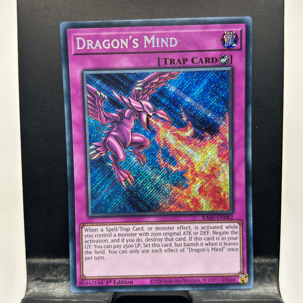 [ Bài Yugioh Chính Hãng ] Dragon's Mind - RA05-EN082 - Super/Ultra/Secret