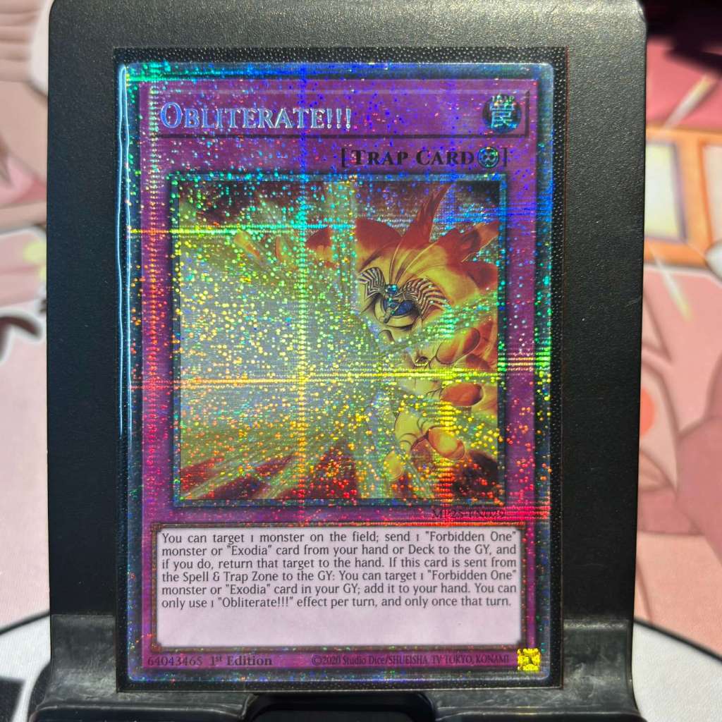 [ Bài Yugioh Chính Hãng ] Obliterate!!! - MP25-EN029 - Starlight Rare 1st Edition