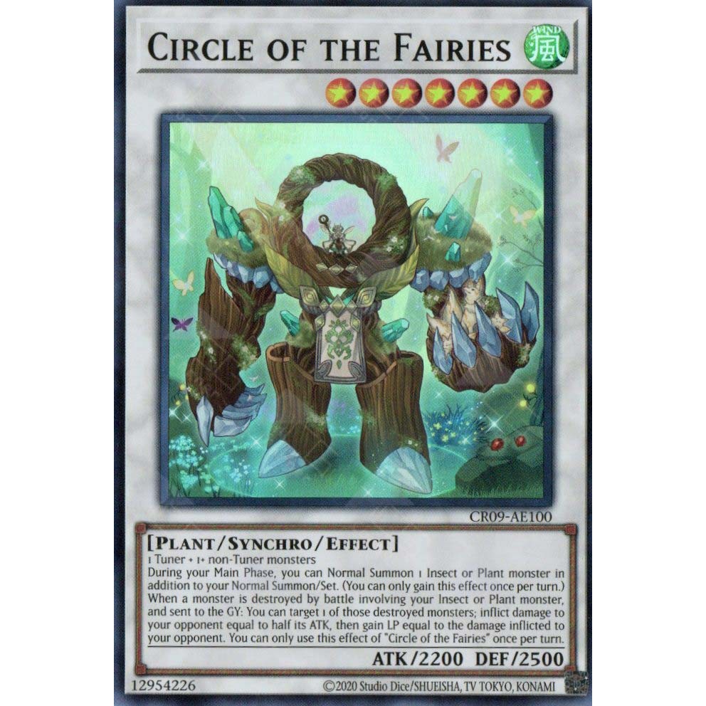 [ Bài Yugioh Chính Hãng ] CR09-AE100 Circle of the Fairies - Super Rare