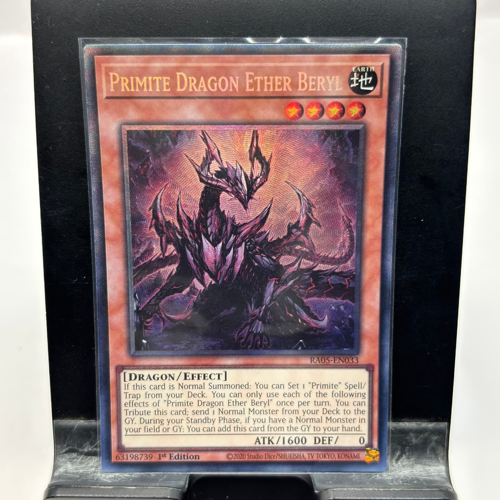 [ Bài Yugioh Chính Hãng ] RA05-EN033 Primite Dragon Ether Beryl - Collector Rare