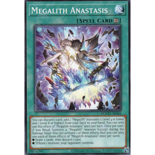 [ Bài Yugioh Chính Hãng ] DOOD-AE066 Megalith Anastasis - Common