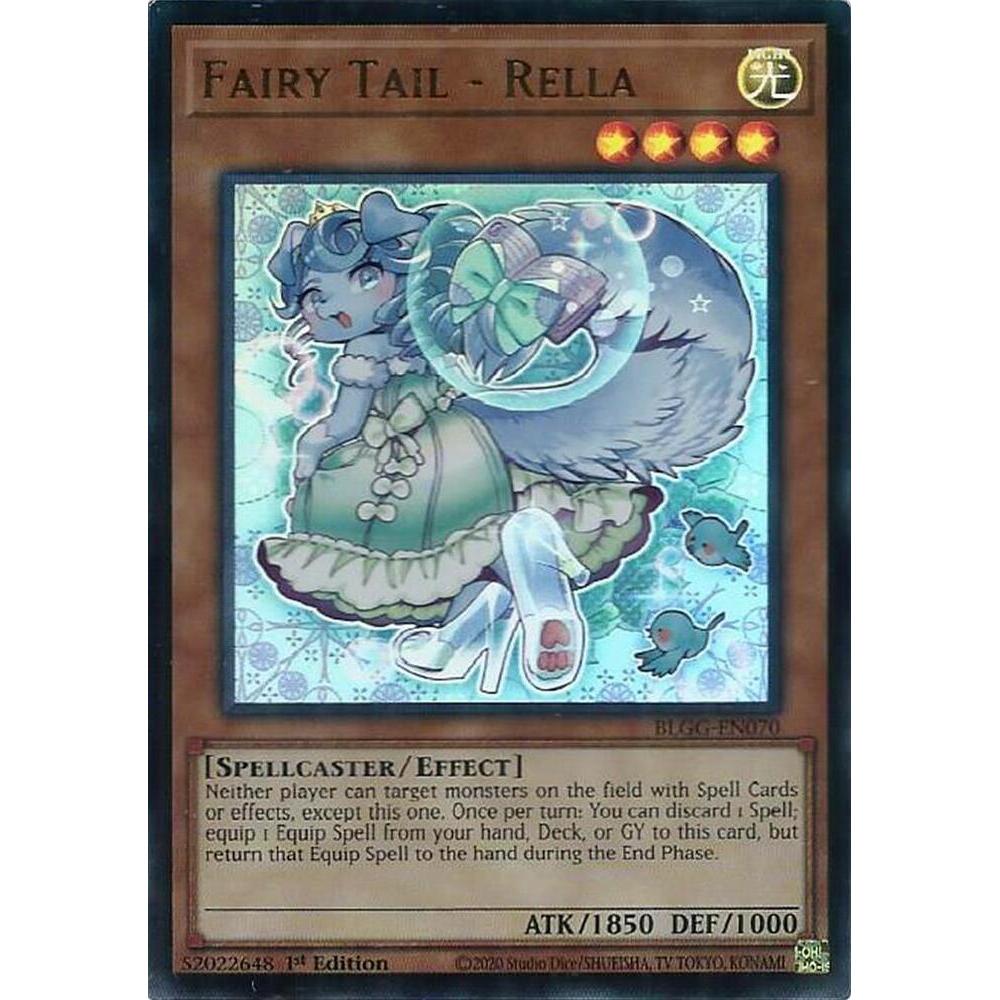[ Bài Yugioh Chính Hãng ] Fairy Tail - Rella - BLGG-EN070 - Ultra Rare