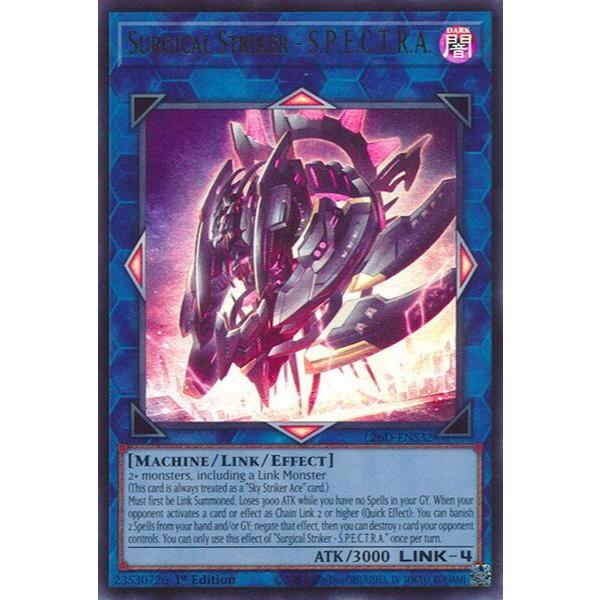 [ Bài Yugioh Chính Hãng ] Surgical Striker - S.P.E.C.T.R.A. - L26D-ENS32 - Ultra Rare