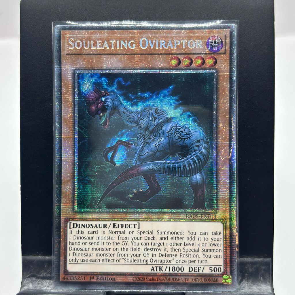 [ Bài Yugioh Chính Hãng ] Souleating Oviraptor - RA05-EN011 - Starlight Rare