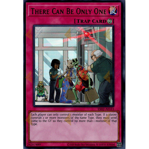 [ Bài Yugioh Chính Hãng ] ES02-AE115 There Can Be Only One - Ultra Rare