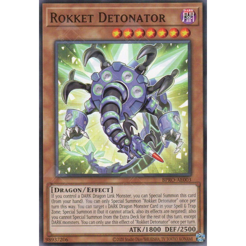 [ Bài Yugioh Chính Hãng ] BPRO-AE003 Rokket Detonator - Common