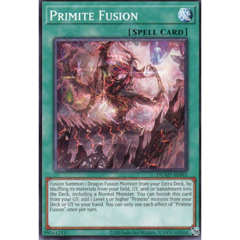 [ Bài Yugioh Chính Hãng ] DUAD-AE065 Primite Fusion - Common
