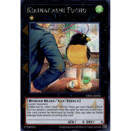 [ Bài Yugioh Chính Hãng ] ES02-AE066 Kikinagashi Fucho - Secret Rare