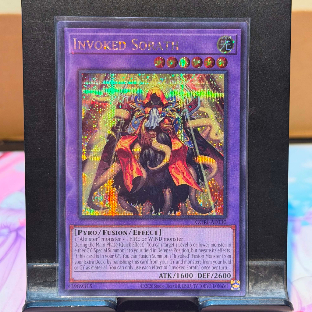 [ Bài Yugioh Chính Hãng ] CORI-AE030 Invoked Sorath - Secret Rare