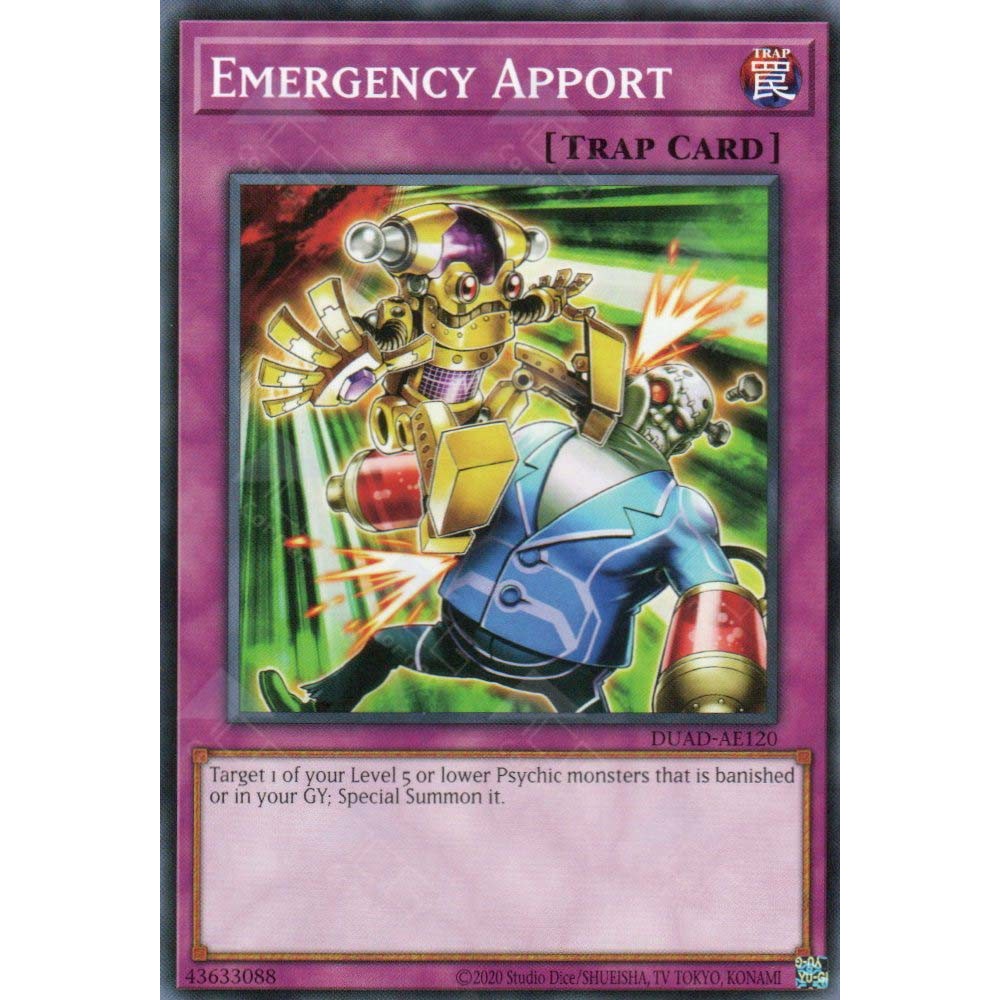 [ Bài Yugioh Chính Hãng ] DUAD-AE120 Emergency Apport - Common