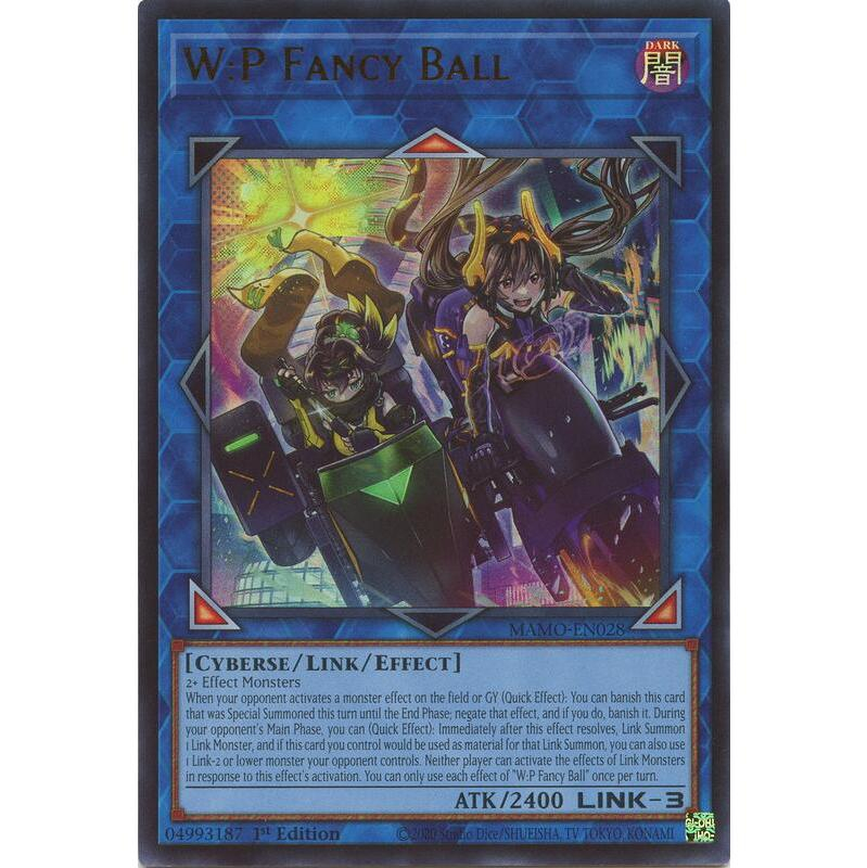 [ Bài Yugioh Chính Hãng ] W:P Fancy Ball - MAMO-EN028 - Ultra Rare