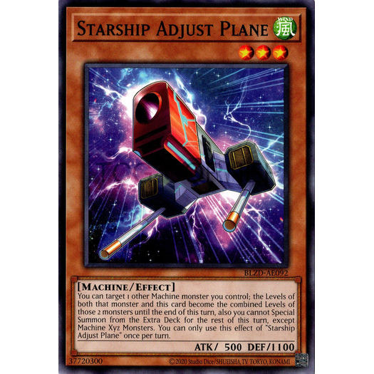 [ Bài Yugioh Chính Hãng ] BLZD-AE092 Starship Adjust Plane - Common