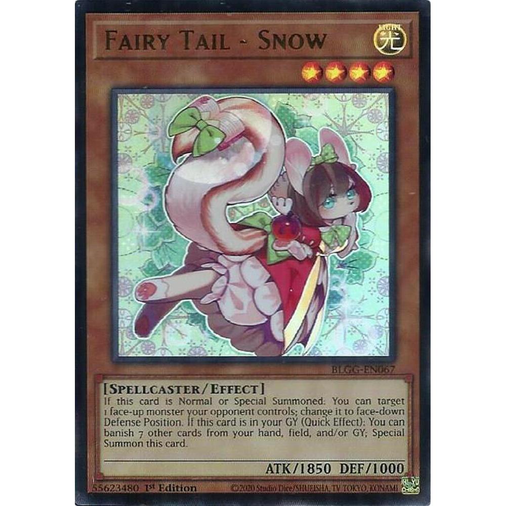 [ Bài Yugioh Chính Hãng ] Fairy Tail - Snow - BLGG-EN067 - Ultra Rare