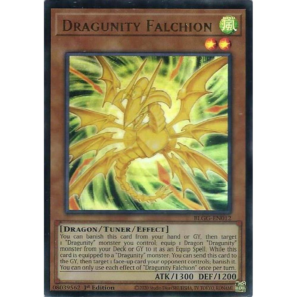 [ Bài Yugioh Chính Hãng ] Dragunity Falchion - BLGG-EN012 - Ultra Rare