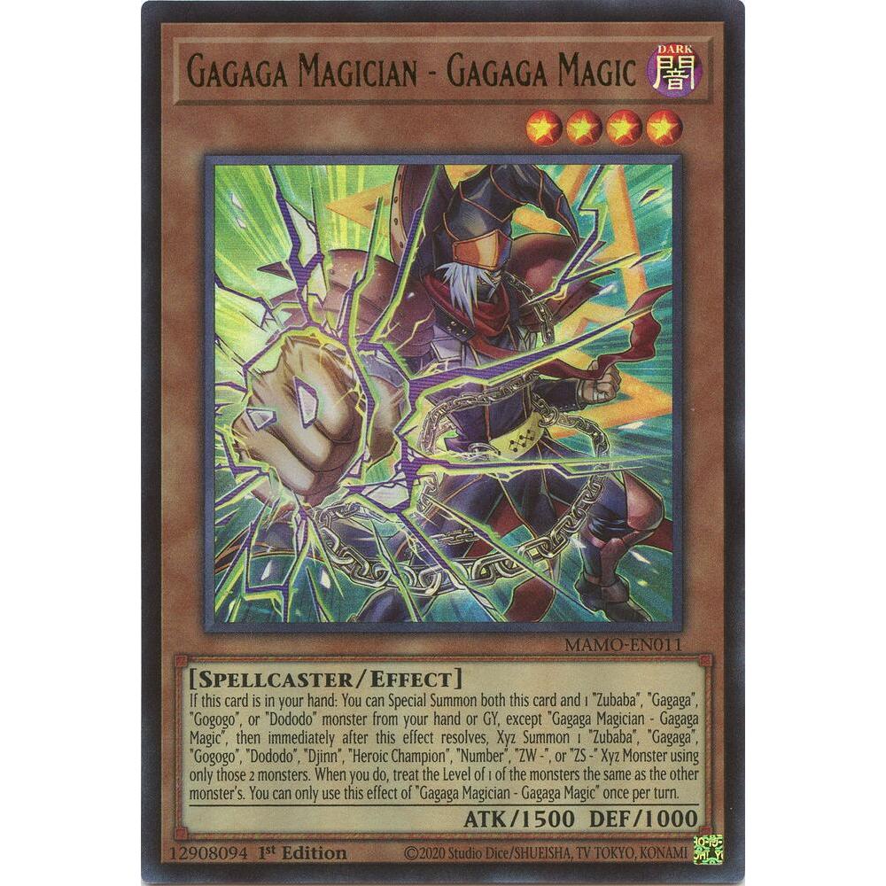 [Thẻ Bài Yugioh Chính Hãng] Gagaga Magician - Gagaga Magic - MAMO-EN011 - Ultra Rare
