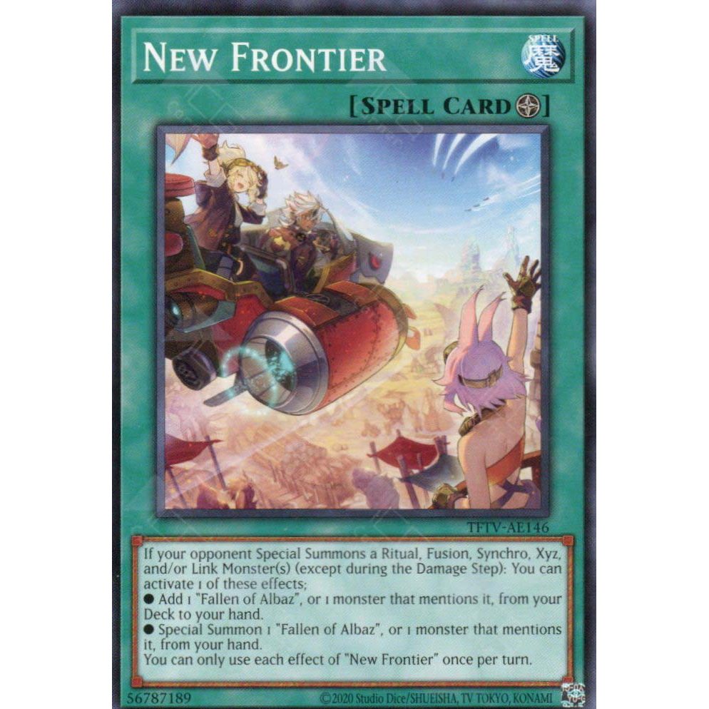 [ Bài Yugioh Chính Hãng ] TFTV-AE146 New Frontier - Common