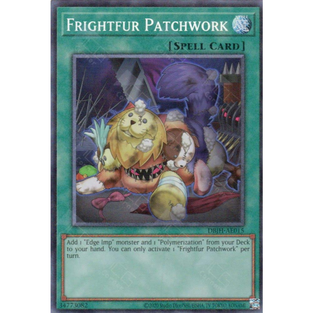 [ Bài Yugioh Chính Hãng ] DBJH-AE015 Frightfur Patchwork (CR)