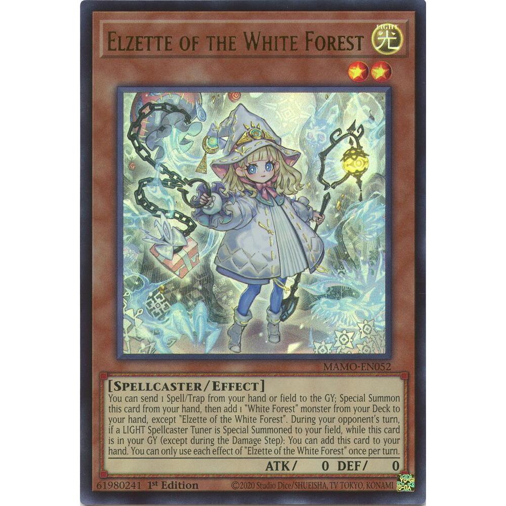 [Thẻ Bài Yugioh Chính Hãng] Elzette of the White Forest - MAMO-EN052 - Ultra Rare