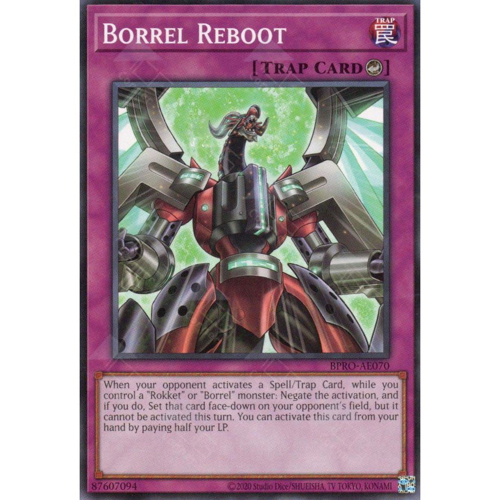 [ Bài Yugioh Chính Hãng ] BPRO-AE070 Borrel Reboot - Common