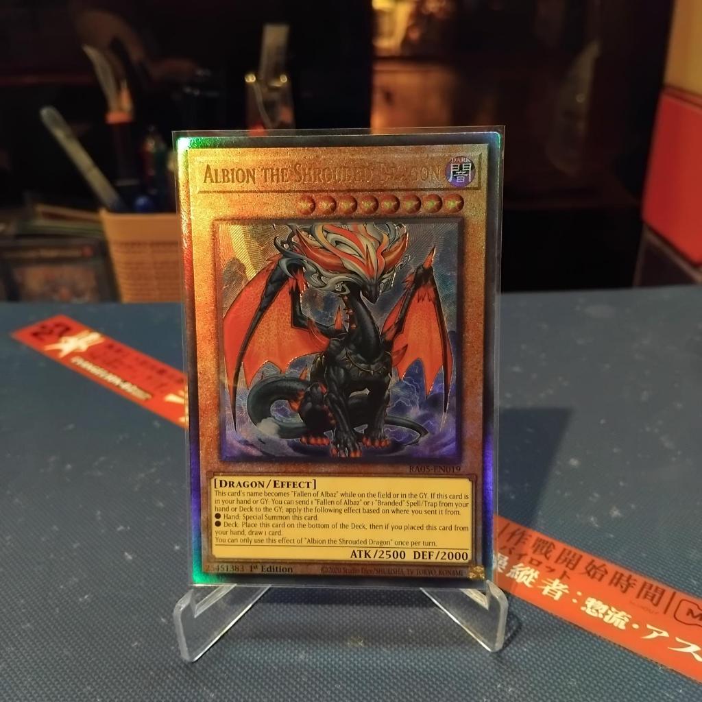 [ Bài Yugioh Chính Hãng ] RA05-EN019 Albion The Shrouded Dragon - Ultimate Rare