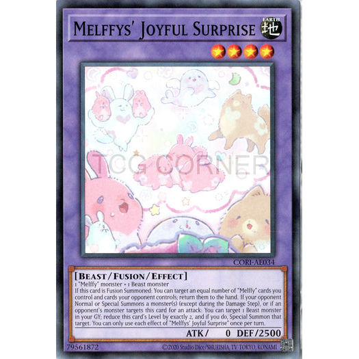 [ Bài Yugioh Chính Hãng ] CORI-AE034 Melffys' Joyful Surprise - Common