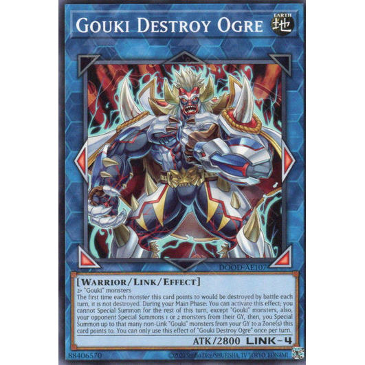 [ Bài Yugioh Chính Hãng ] DOOD-AE107 Gouki Destroy Ogre - Common