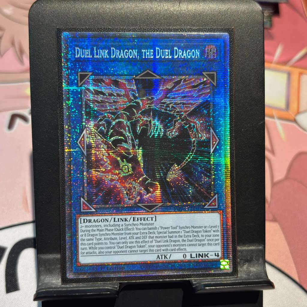 [ Bài Yugioh Chính Hãng ] Duel Link Dragon, the Duel Dragon - MP25-EN039 - Starlight Rare 1st Edition