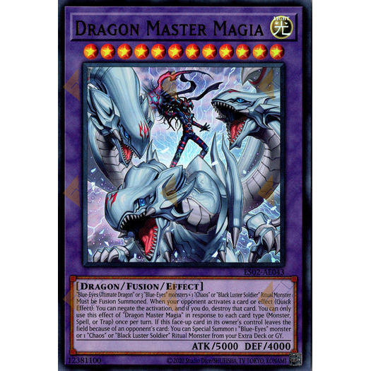[ Bài Yugioh Chính Hãng ] ES02-AE043 Dragon Master Magia - Ultra Rare