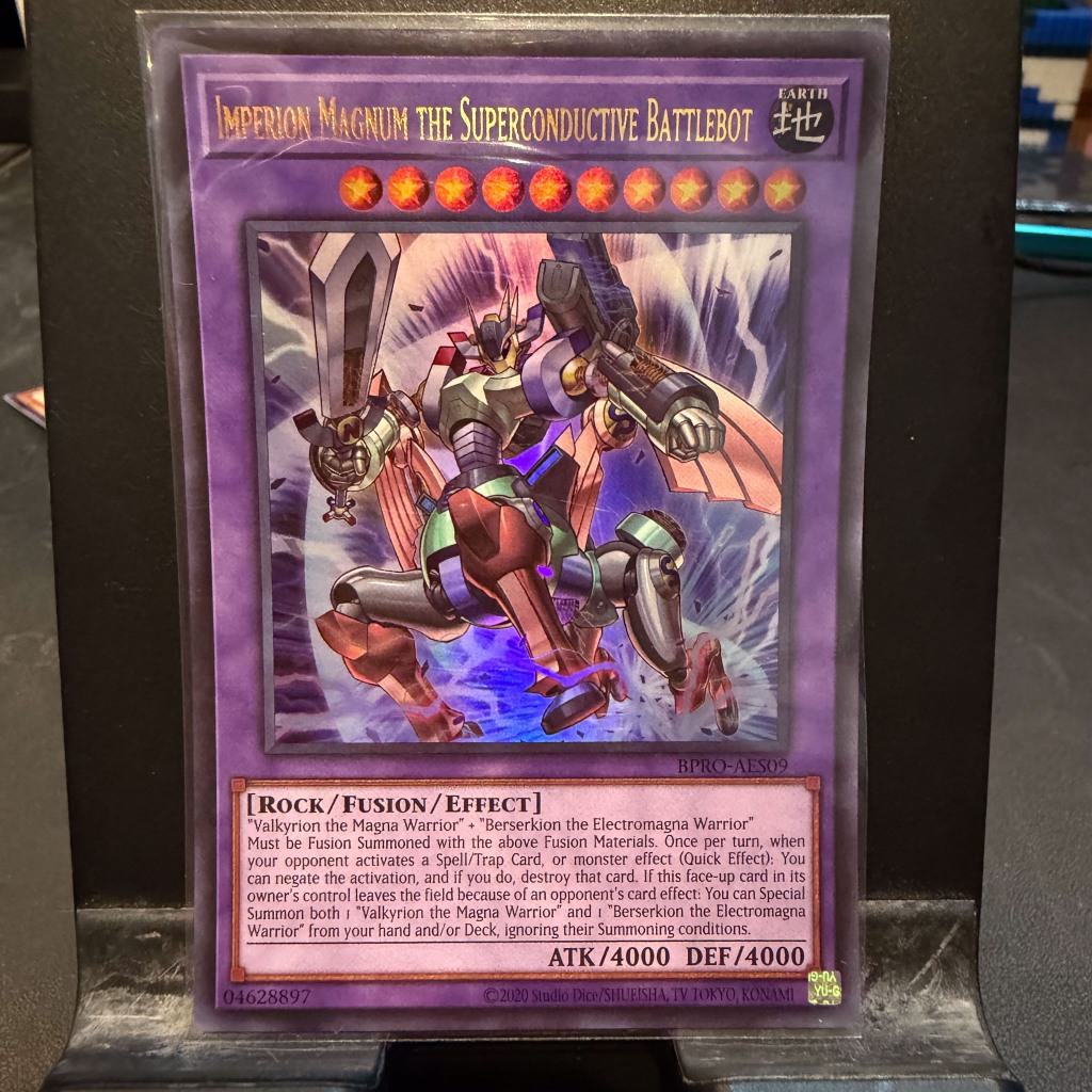 [ Bài Yugioh Chính Hãng ] BPRO-AES09 Imperion Magnum the Superconductive Battlebot - Ultra Rare