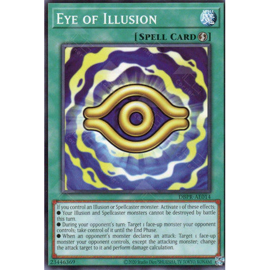 [ Bài Yugioh Chính Hãng ] DBPR-AE014 Eye of Illusion - Common