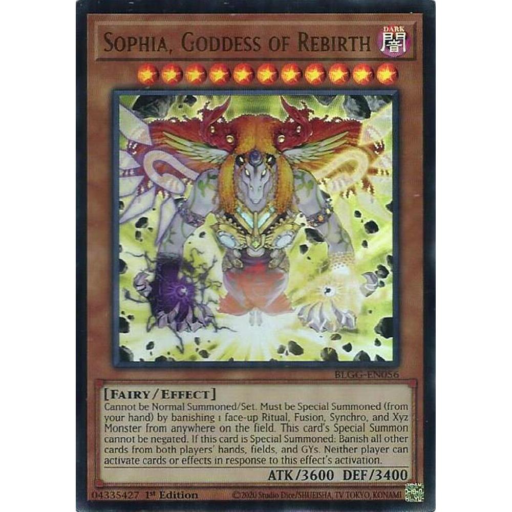 [ Bài Yugioh Chính Hãng ] Sophia, Goddess of Rebirth - BLGG-EN056 - Ultra Rare