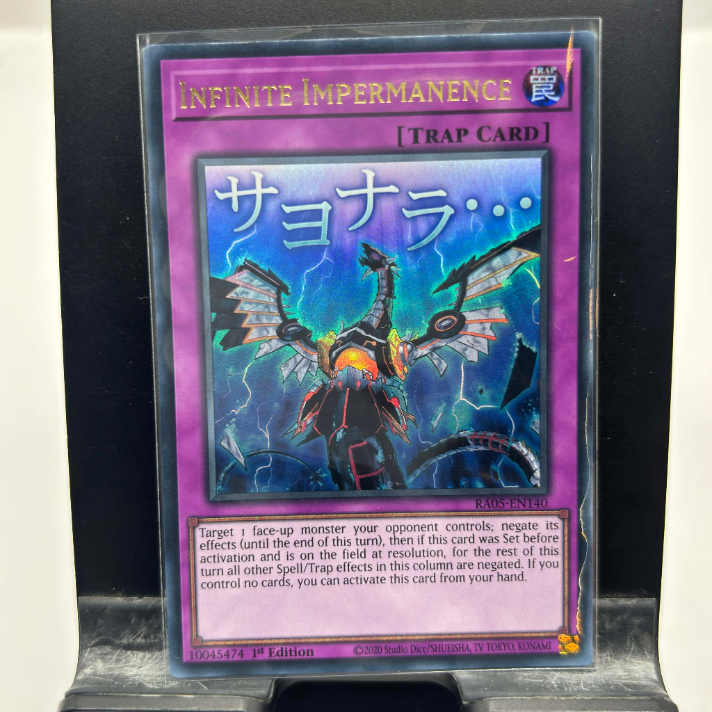 [ Bài Yugioh Chính Hãng ] Infinite Impermanence (Stamp Edition) - RA05-EN140 - Ultra Rare