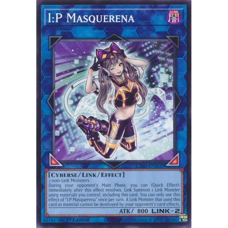 [ Bài Yugioh Chính Hãng ] I:P Masquerena - L26D-ENM29 - Common