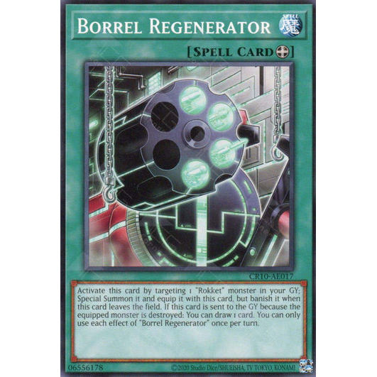 [ Bài Yugioh Chính Hãng ] CR10-AE017 Borrel Regenerator - Common