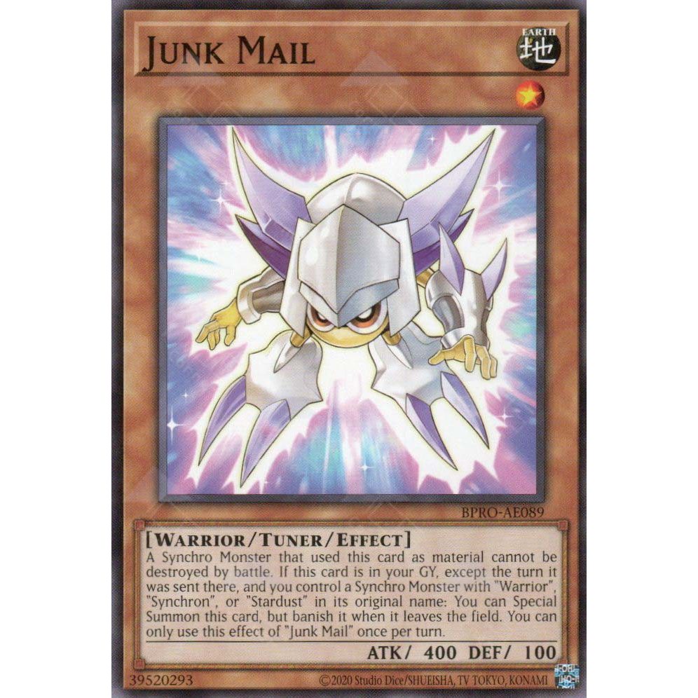[ Bài Yugioh Chính Hãng ] BPRO-AE089 Junk Mail - Common