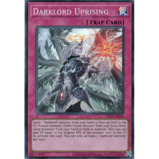 [ Bài Yugioh Chính Hãng ] CR10-AE040 Darklord Uprising - Super Rare