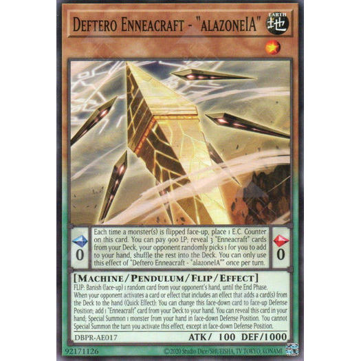 [ Bài Yugioh Chính Hãng ] DBPR-AE017 Deftero Enneacraft - 